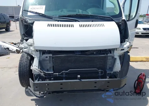 2021 Ram Promaster 3500 Cargo Van High Roof 159 Wb Ext из США, поврежденный, VIN 3C6MRVJG9ME572754